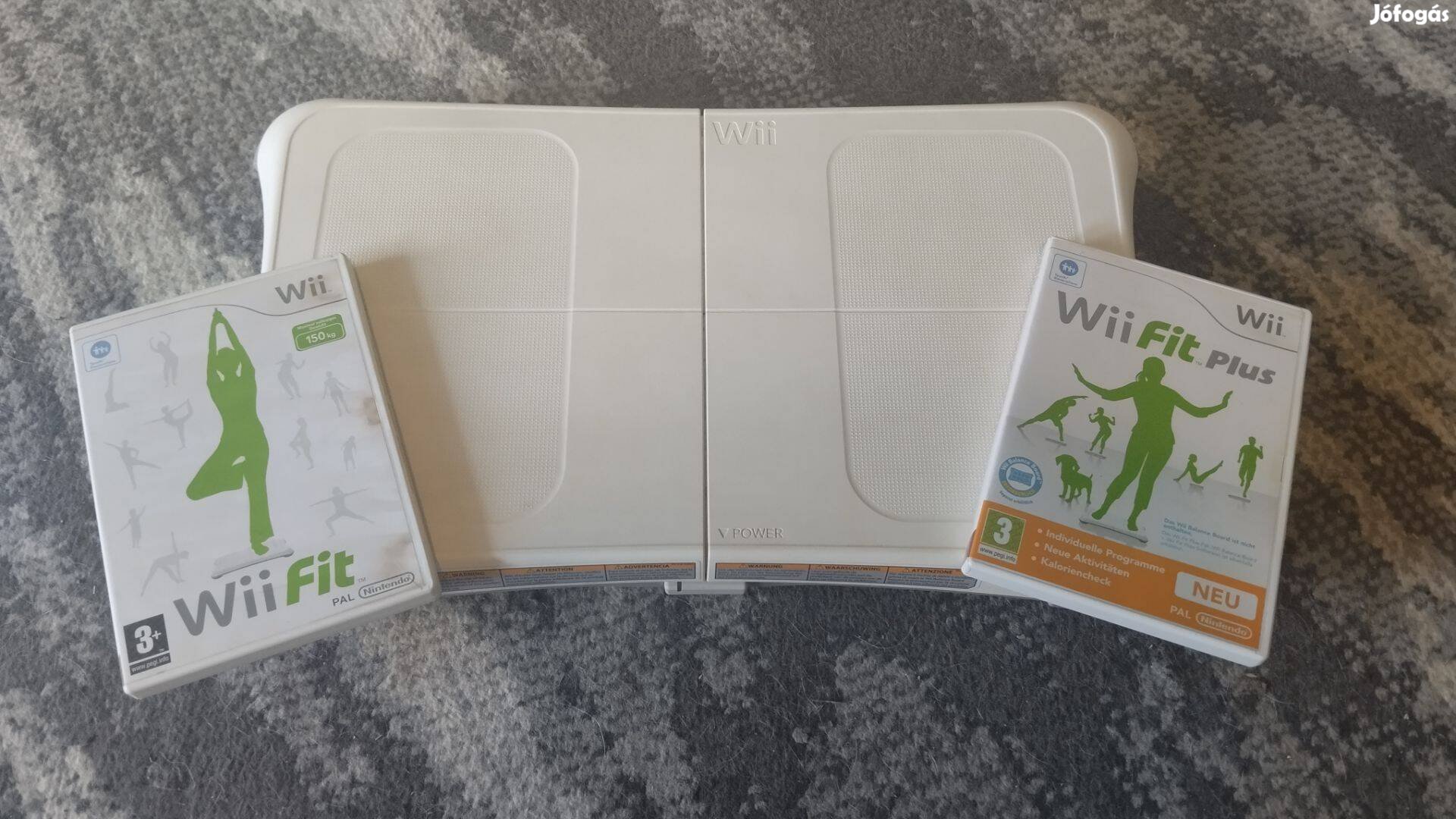 Wii Balance Board + Wii Fit + Wii Fit Plus