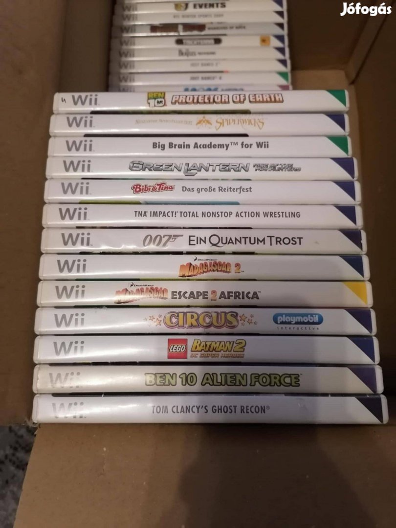 Wii játékok eladók