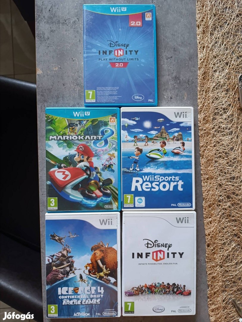 Wii konzol ICE Age 4 jégkorszak Disney Infinity 