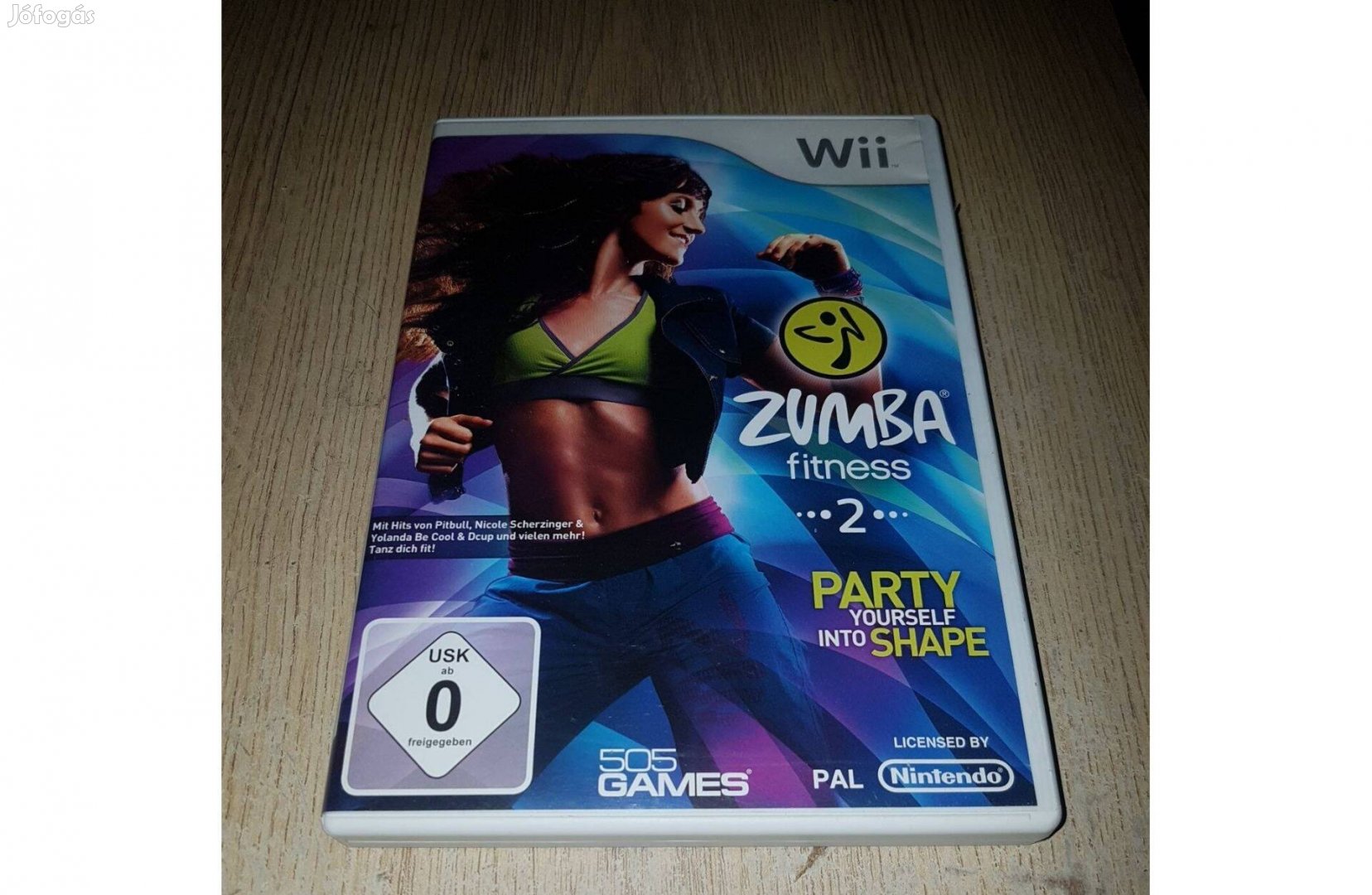 Wii zumba fitness 2 játék eladó