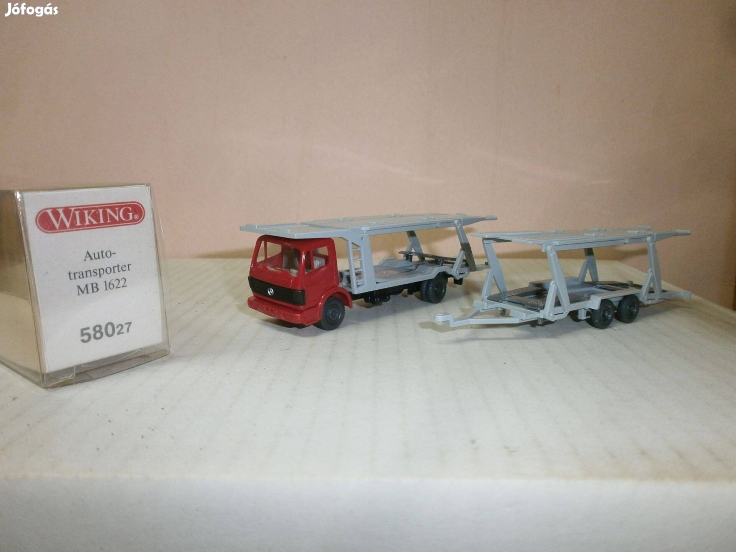 Wiking 580.27 - Mercedes - autószálító kamion - 1:87