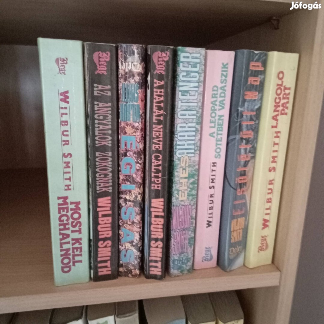 Wilbur Smith 8 db-os könyvcsomag 