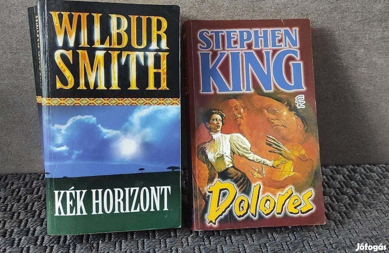 Wilbur Smith, Robin Cook, Stephen King, könyvek