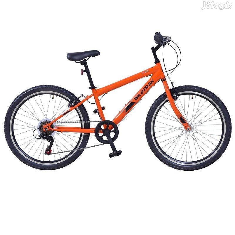 Wildtrak Wheelboy Steel 24" gyerekbicikli, 8-14 éves korig - narancs
