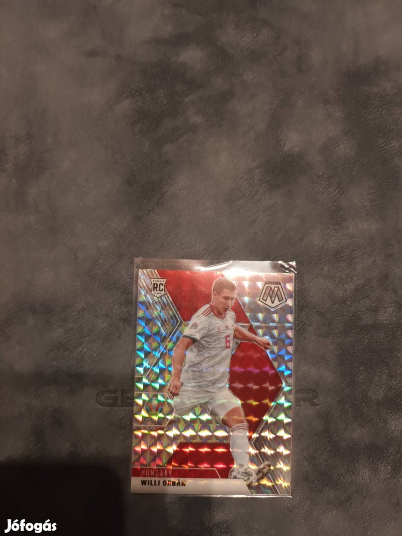 Willi Orbán Panini Prizm Mosaic Silver Refactor focis kártya