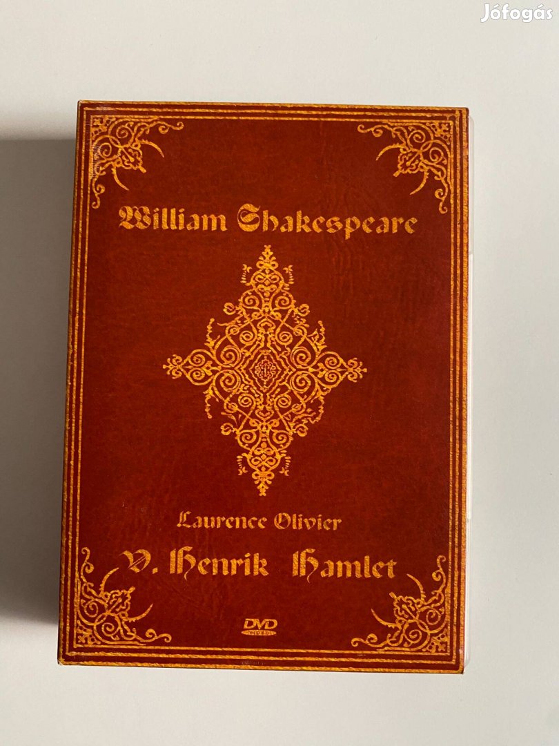 William Shakespeare Hamlet és V. Henrik DVD film dráma