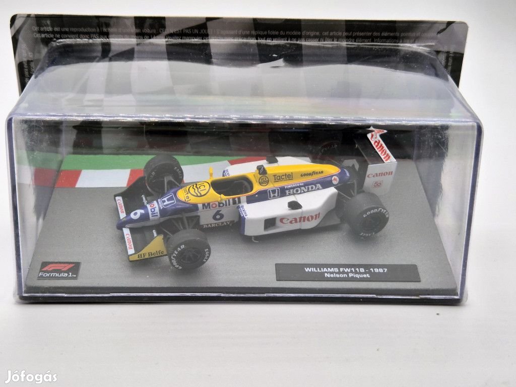 Williams FW11B F1 #6 (1987) - Nelson Piquet -  Altaya - 1:43