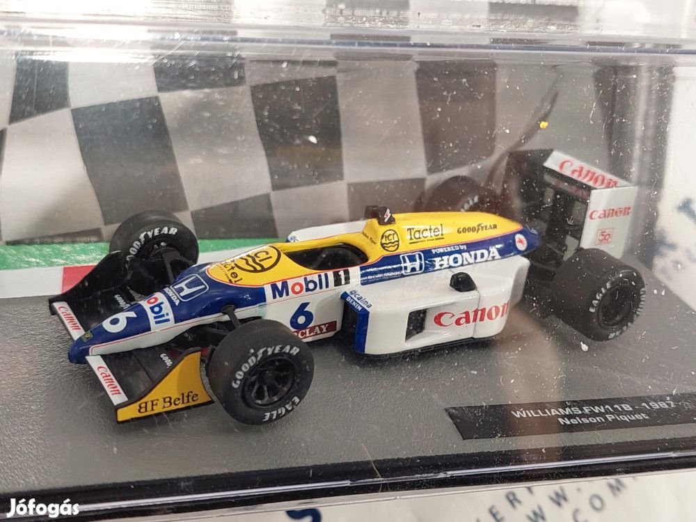 Williams FW11B F1 #6 (1987) - Nelson Piquet -  Altaya - 1:43 - tükör
