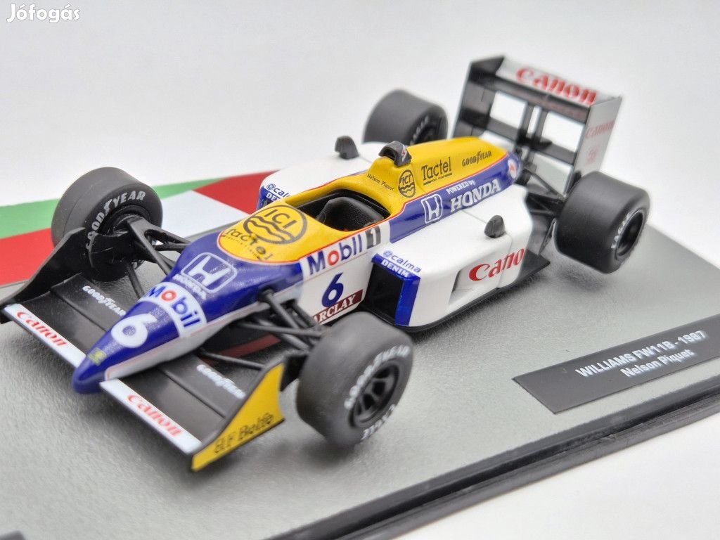 Williams FW11B F1 #6 (1987) - Nelson Piquet -  Altaya - 1:43 - tükör