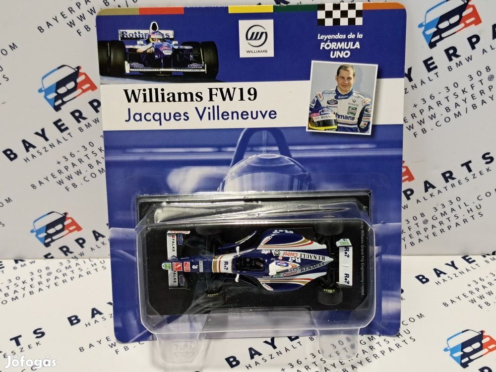 Williams FW19 F1 #3 (1997) - Jacques Villeneuve - Edicola - 1:43