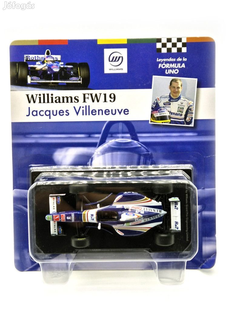 Williams FW19 F1 #3 (1997) - Jacques Villeneuve - Edicola - 1:43