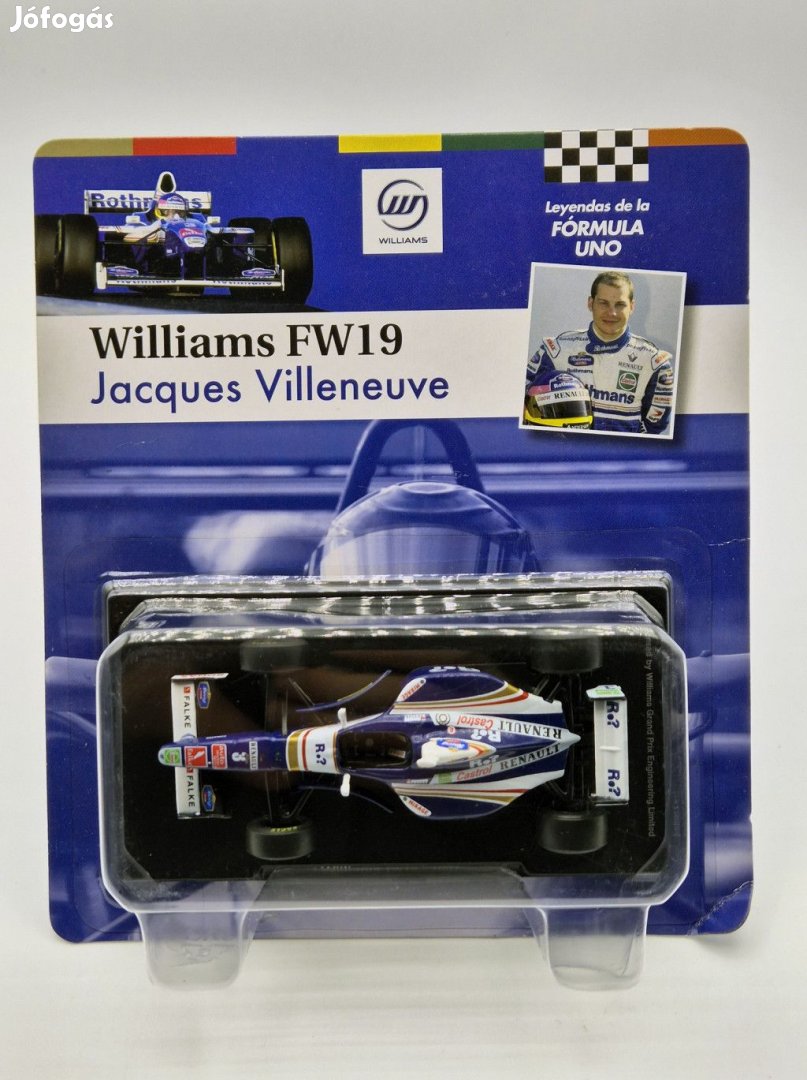 Williams FW19 F1 #3 (1997) - Jacques Villeneuve - Edicola - 1:43