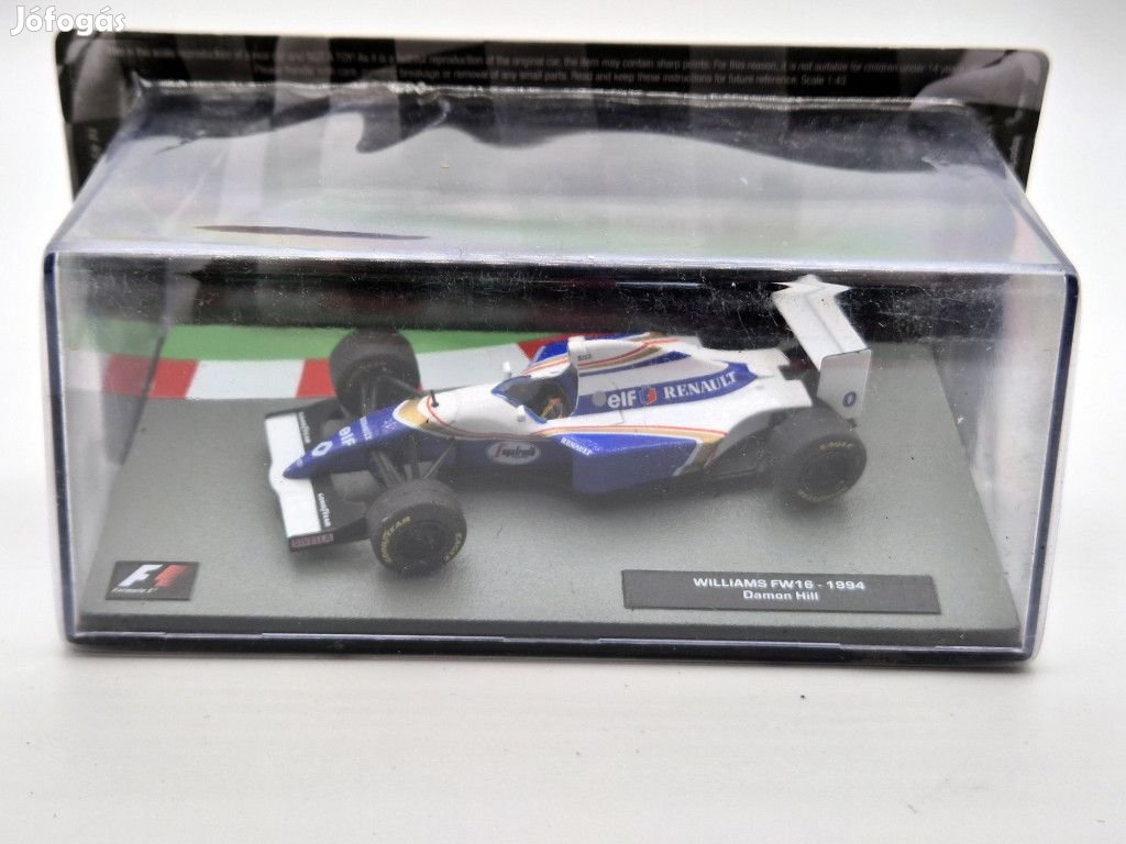 Williams Renault FW16 F1 (1994) - Damon Hill -  Edicola - 1:43