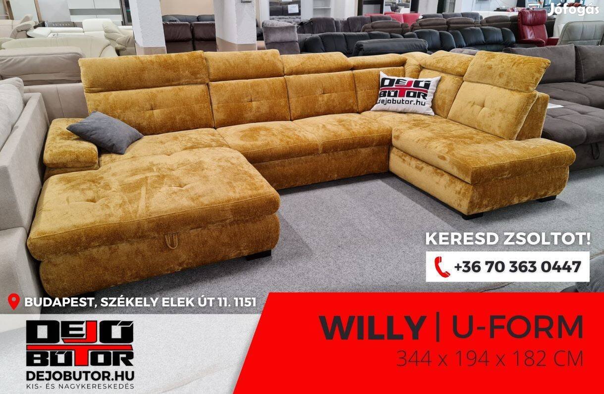 Willy I sarok kanapé bútor ülőgarnitúra 182x344x192 cm