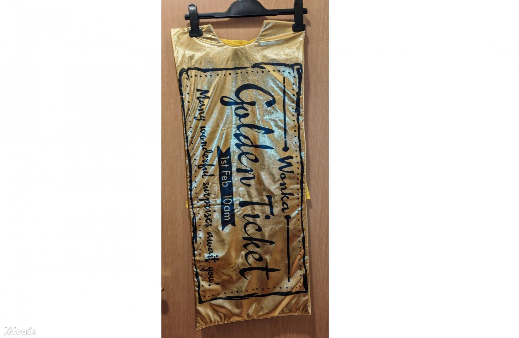 Willy Wonka Arany ticket jelmez