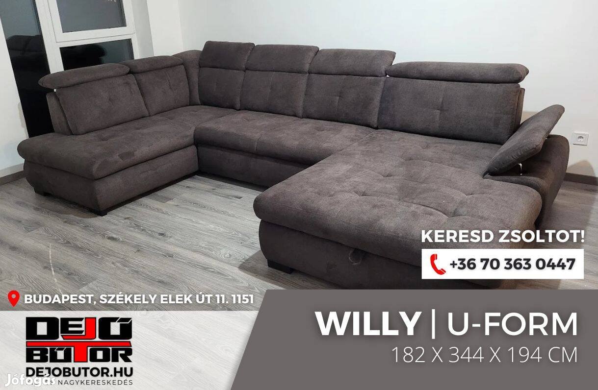 Willy sarok kanapé ualak ülőgarnitúra 175x344x184 cm