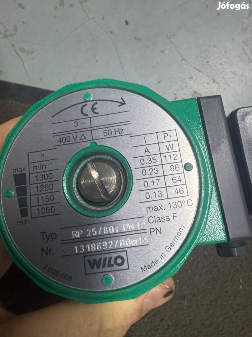 Wilo Keringetőszivattyú RP 25/80R