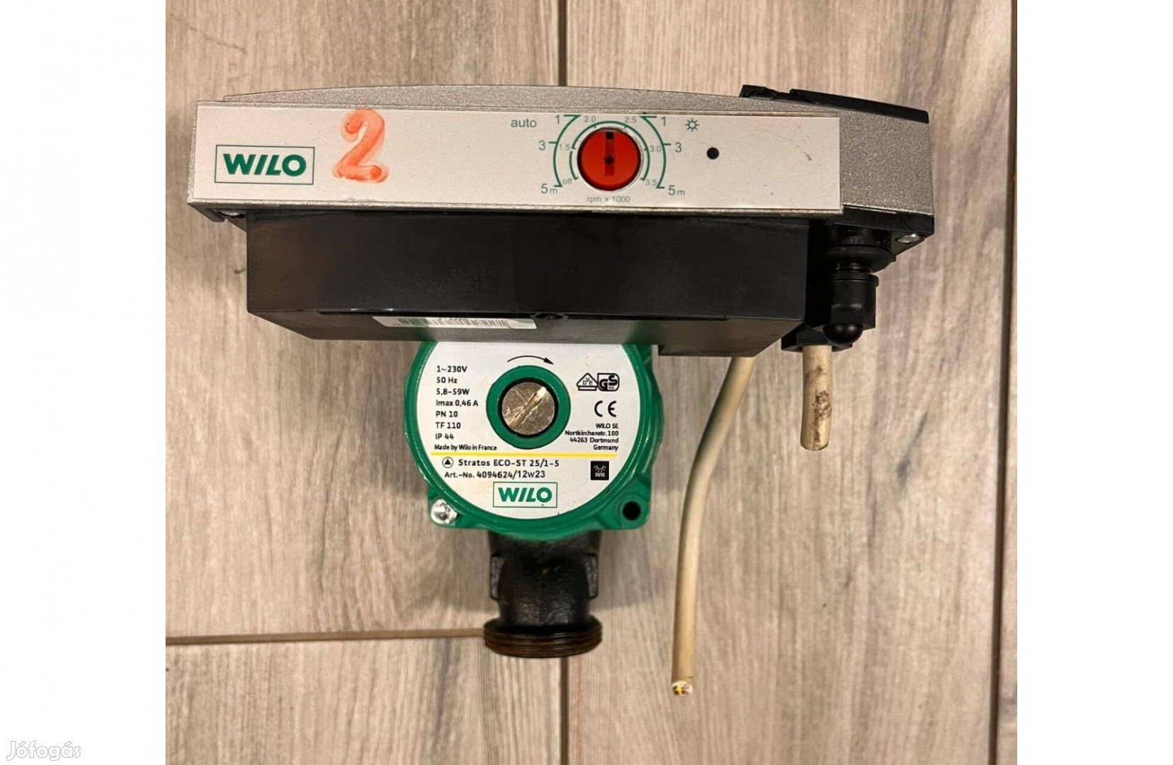 Wilo Stratos ECO Energiatakarékos Automata Fűtési Keringető Szivattyú