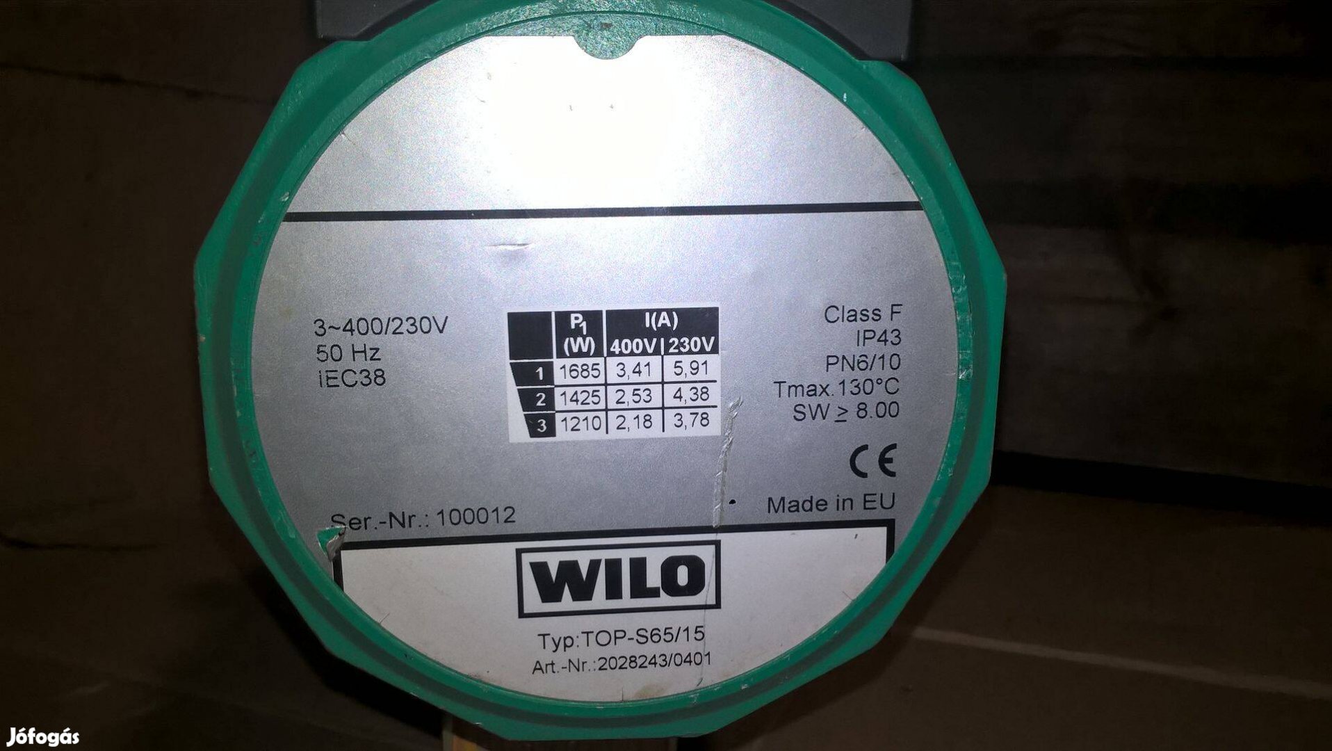 Wilo TOP-S 65/15 400 V