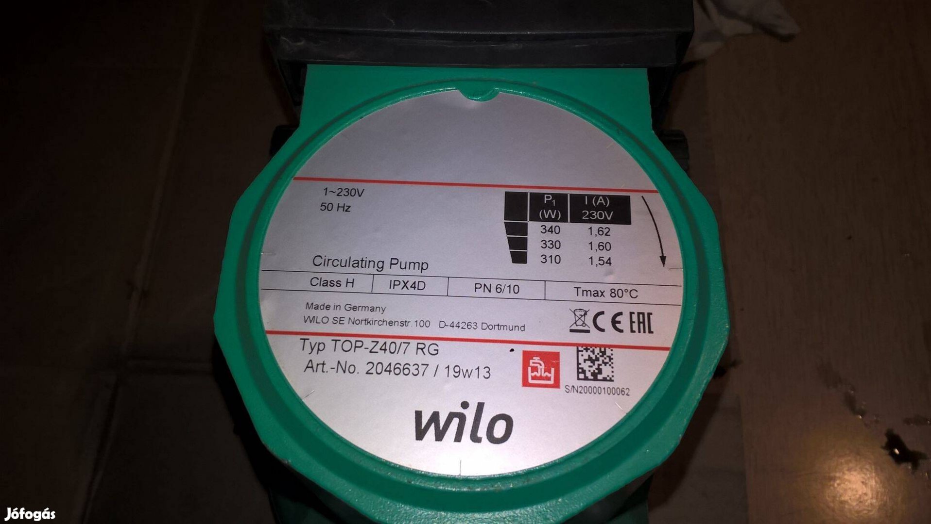 Wilo TOP-Z40/7 230 V