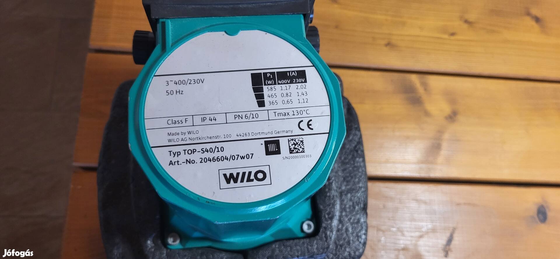 Wilo Top-s40/10 új, szervízből számla képesen 