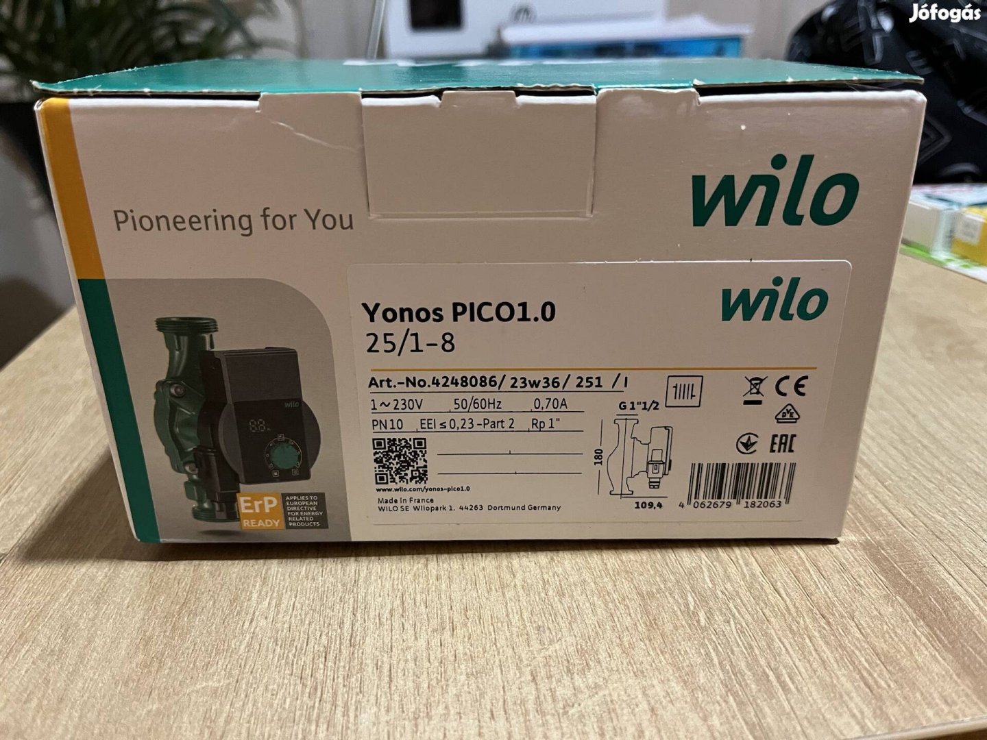 Wilo Yonos Pico1.0 25/1-8 180 mm keringető szivattyú   (4248086)