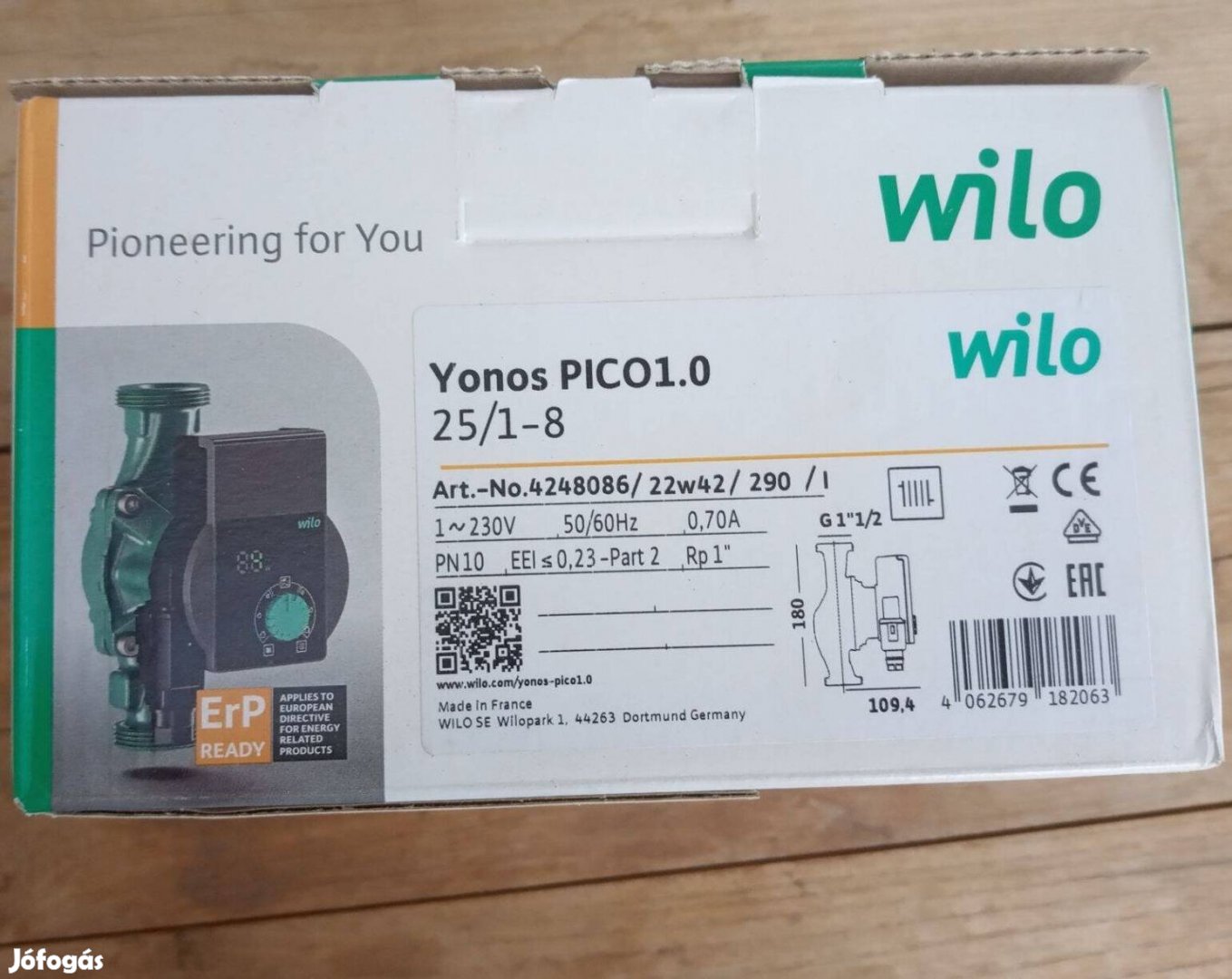 Wilo Yonos Pico 25/1-8 Keringtető szivattyú