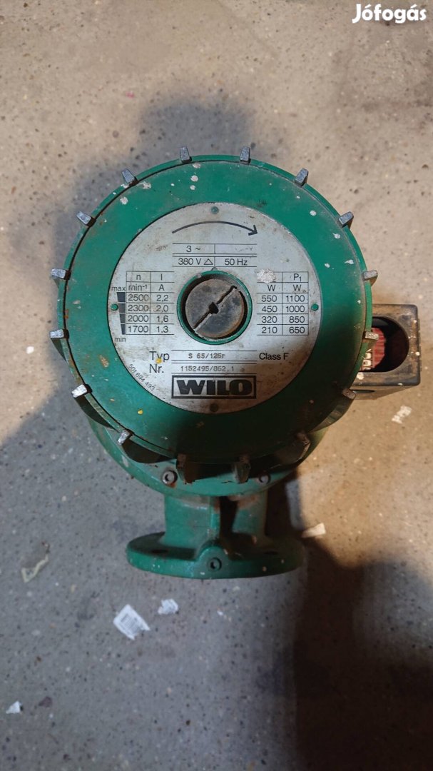 Wilo szivattyú és elektromos szelep elzáró 
