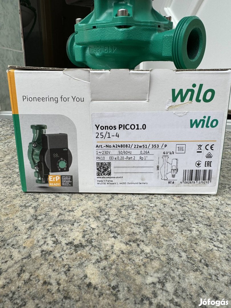 Wilo yonos pico1.0 25/1-4 keringető szivatyú
