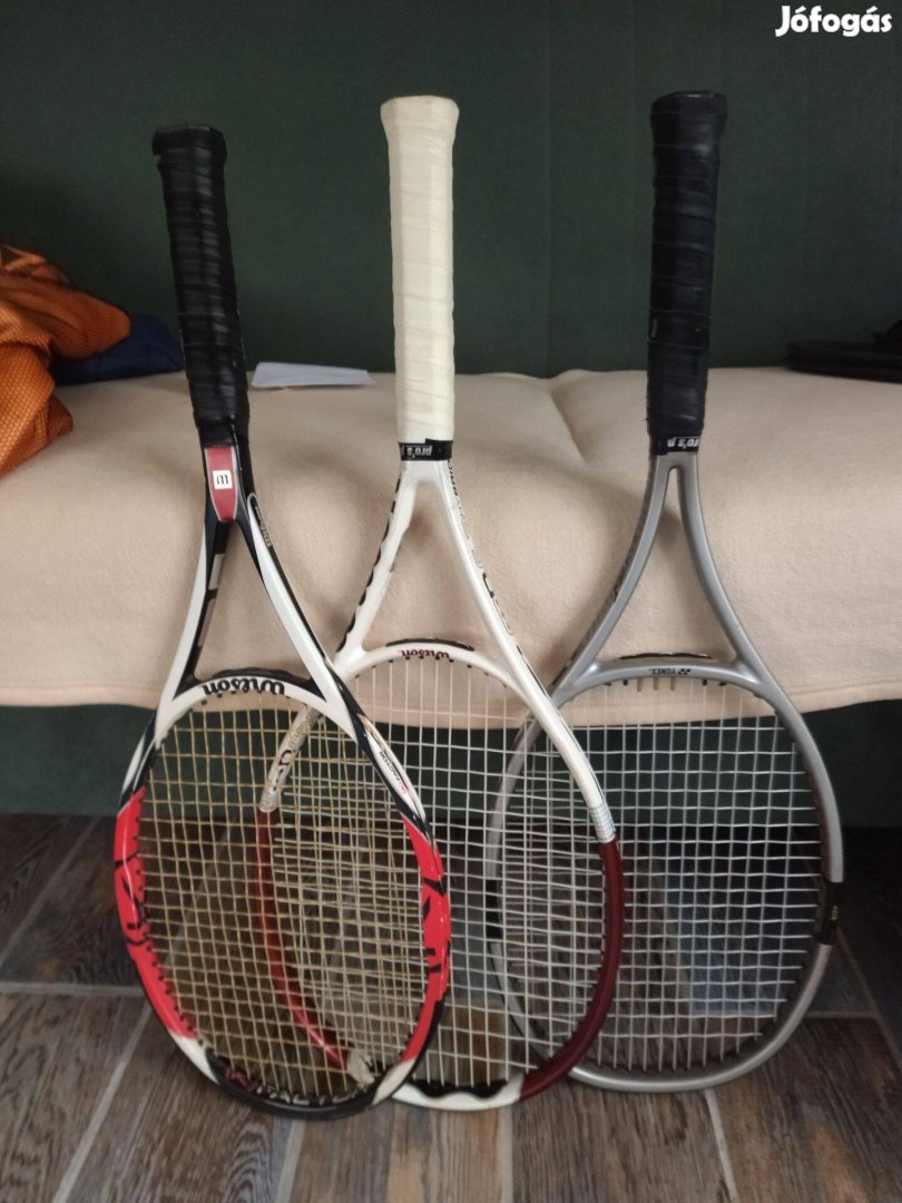 Wilson teniszütők 3db