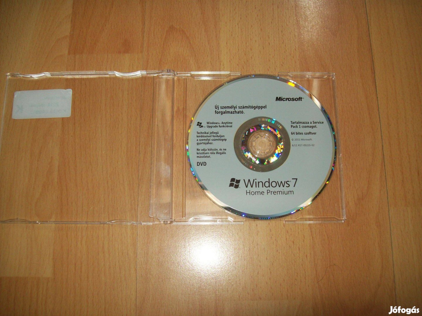 Windows 7 Home Premium operációs rendszer DVD