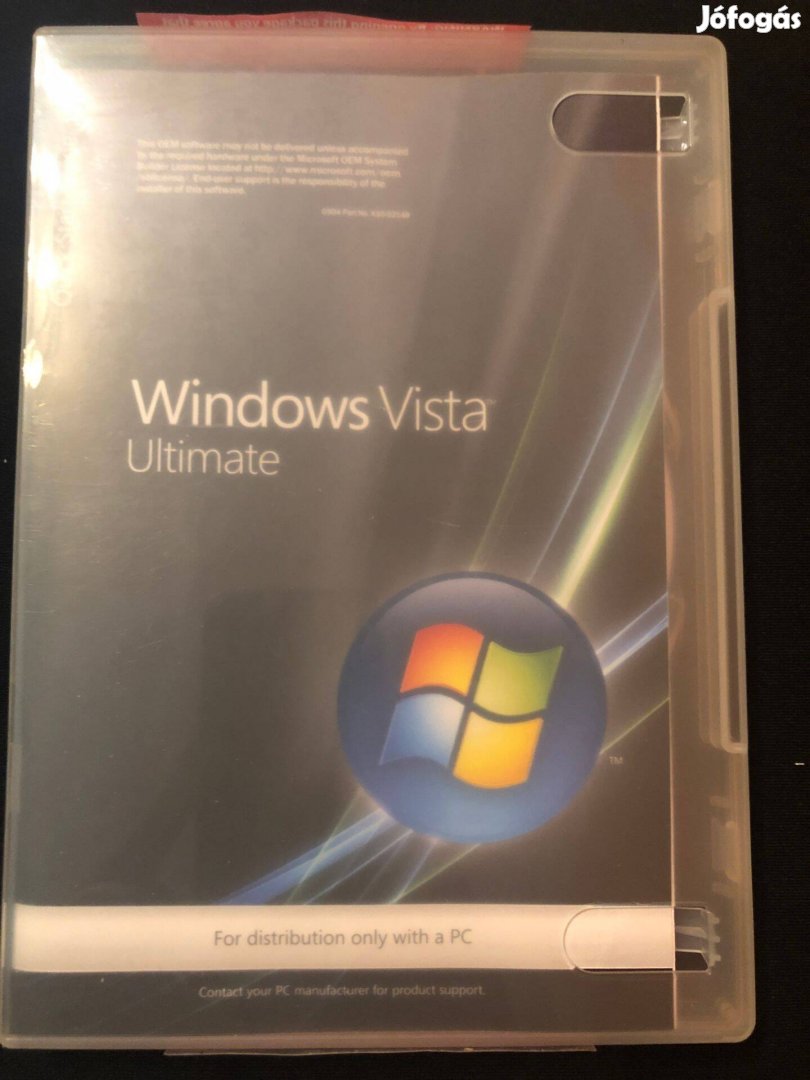 Windows Vista Ultimate 64bit telepítőlemez, bontatlan, vadonatúj