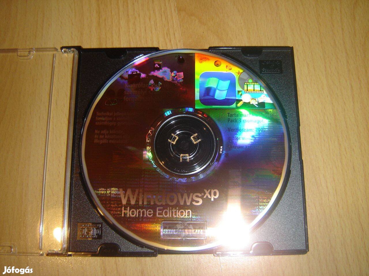 Windows XP Home edition SP3 eredeti telepítő CD-Rom lemez