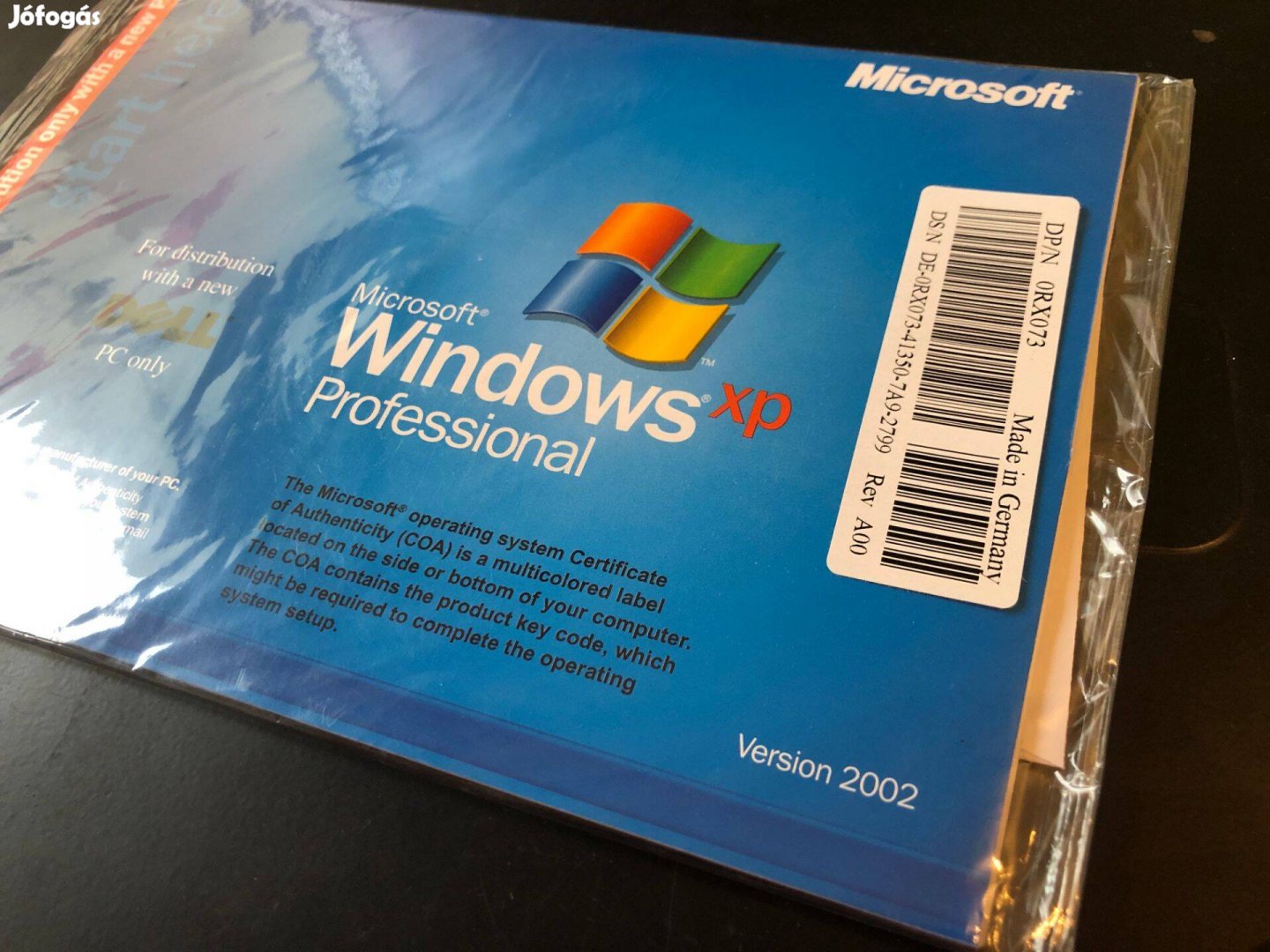 Windows XP Professional SP2.vadonatúj, bontatlan, licensz kulccsal
