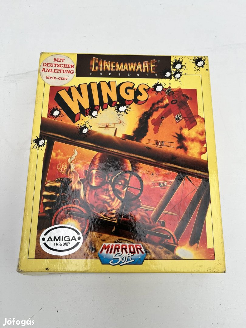 Wings Amiga játék eredeti dobozos