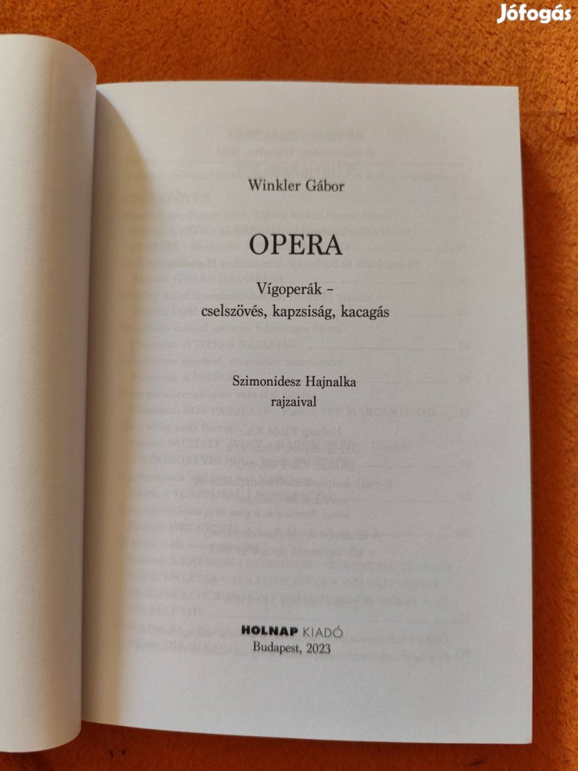 Winkler Gábor: Opera - Vígoperák