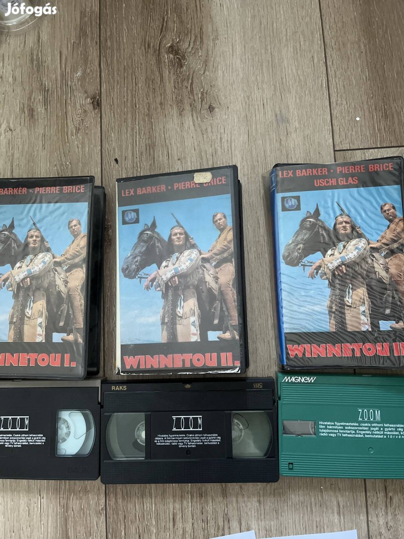 Winnetou 1-3 pakk vhs