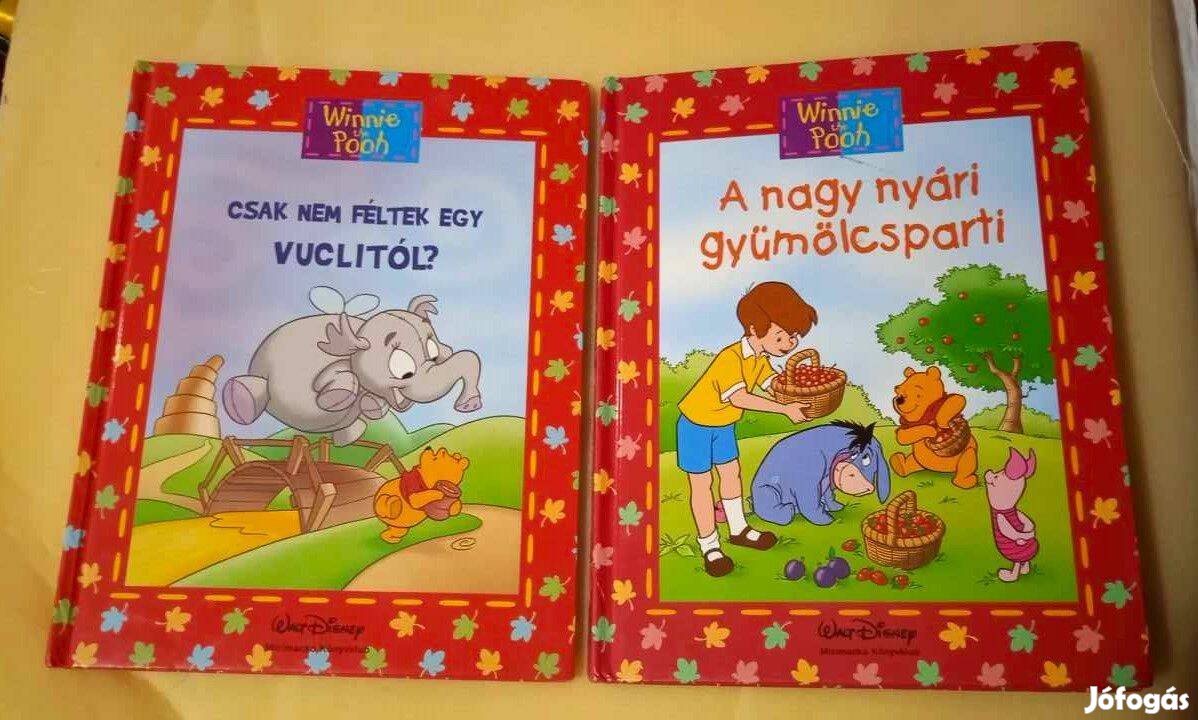 Winnie the Pooh 2 db. könyv+ 1 db füzet Disney Micimackó Könyvklub