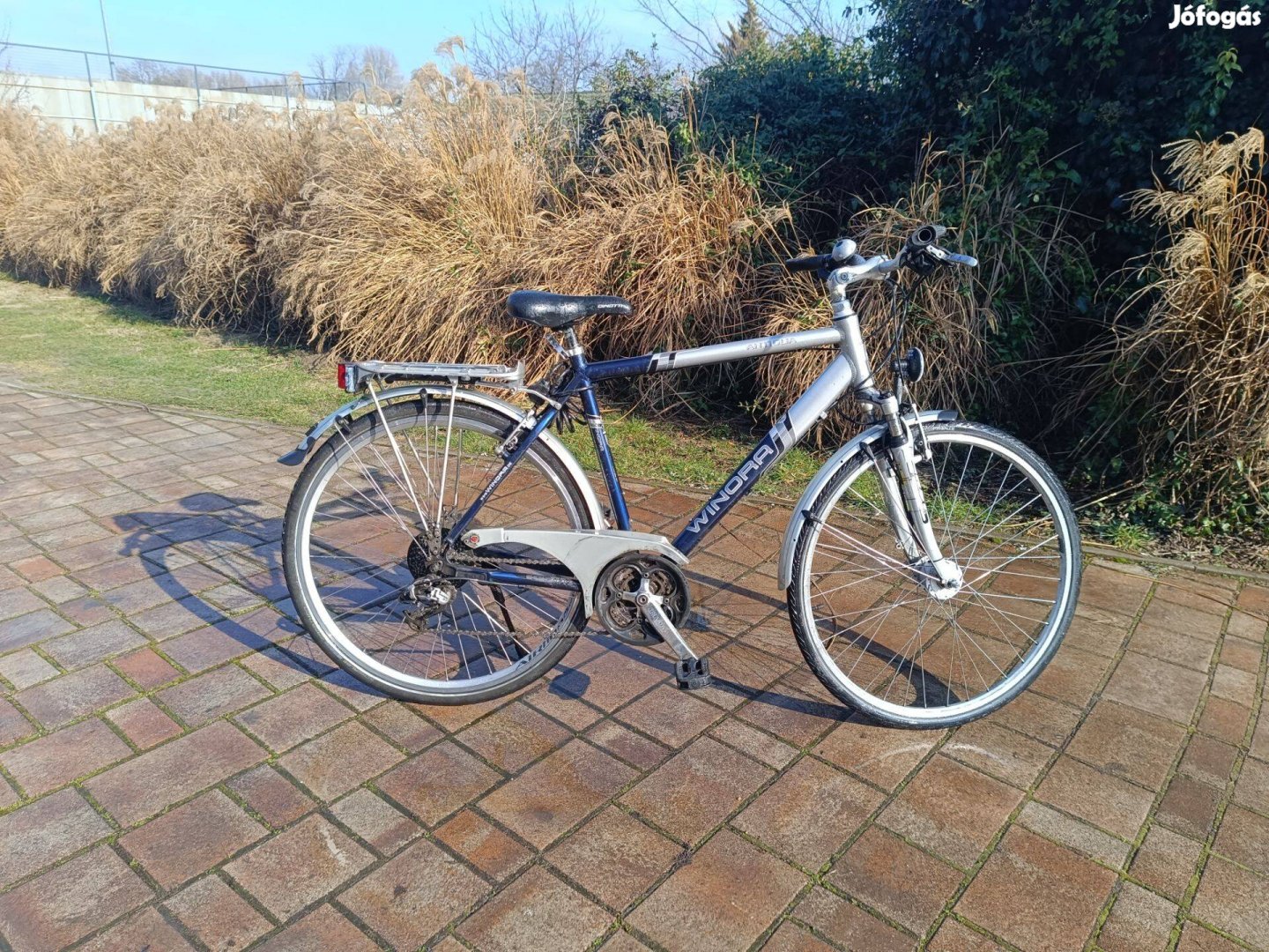 Winora agydinamós 28-os aluvázas férfi kerékpár bicikli jó