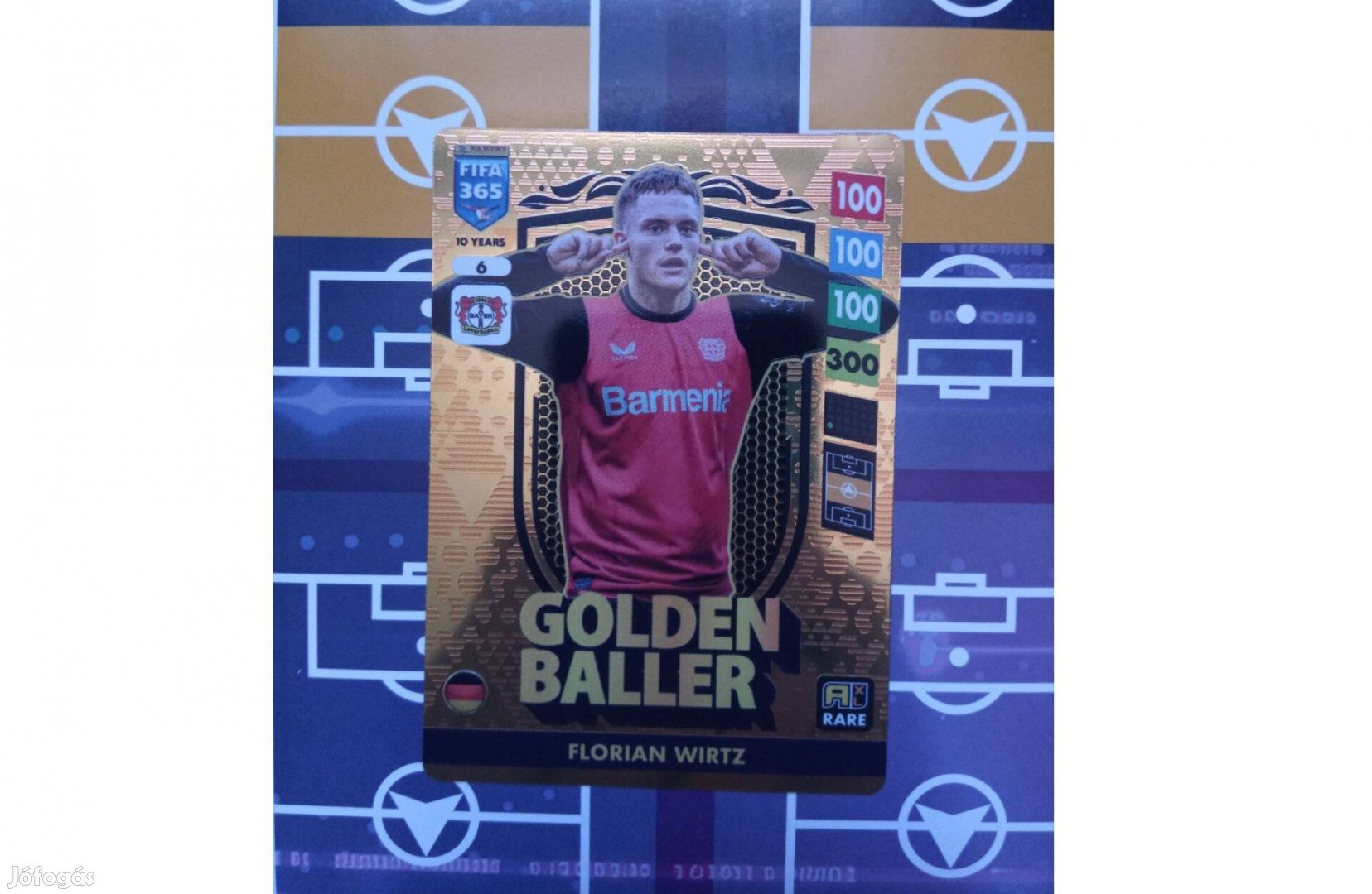 Wirtz (Leverkusen) Fifa 365 2025 Golden Baller Top Master focis kártya