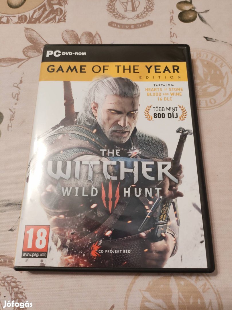 Witcher 3 Wild Hunt PC DVD játék 