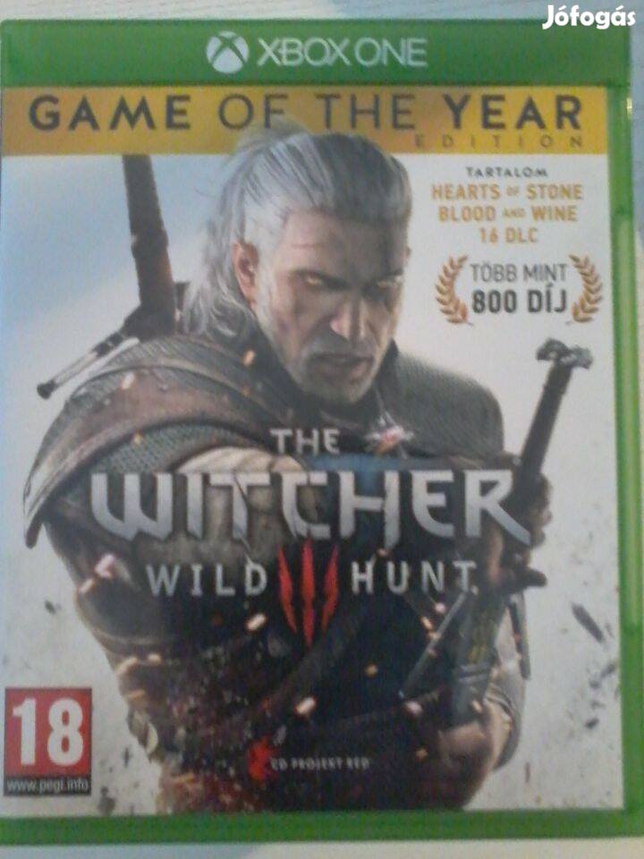 Witcher 3.Xbox 1 játék eladó.(nem postázom)