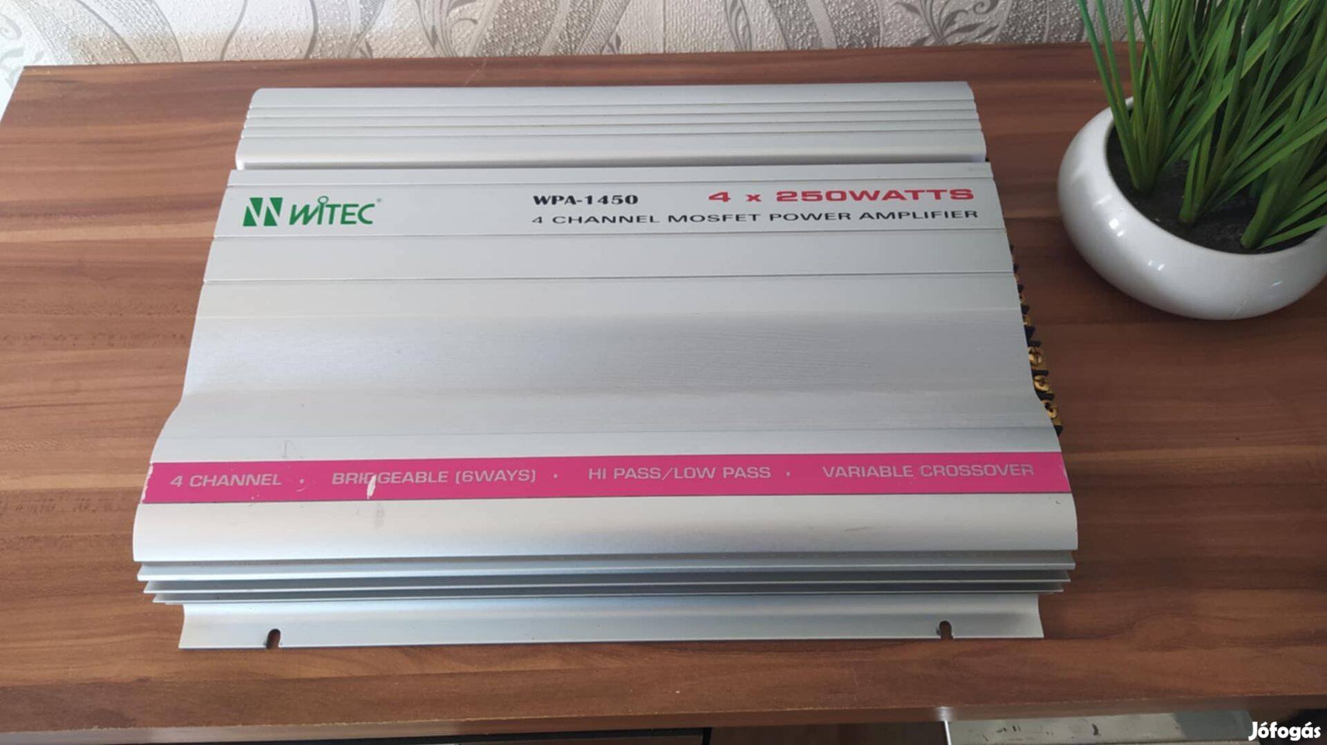 Witec WPA-1450 4 csatornás mosfet autós erősítő