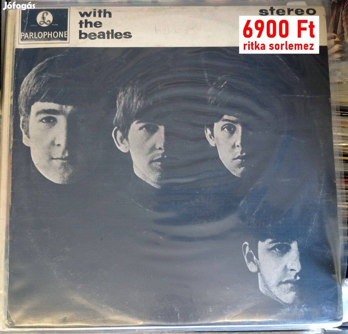 With the Beatles (LP, ritka sorlemez)