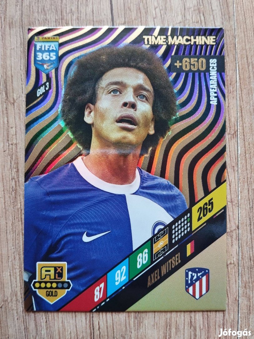 Witsel (Atletico Madrid) FIFA 365 2024 GOLD Time Machine focis kártya