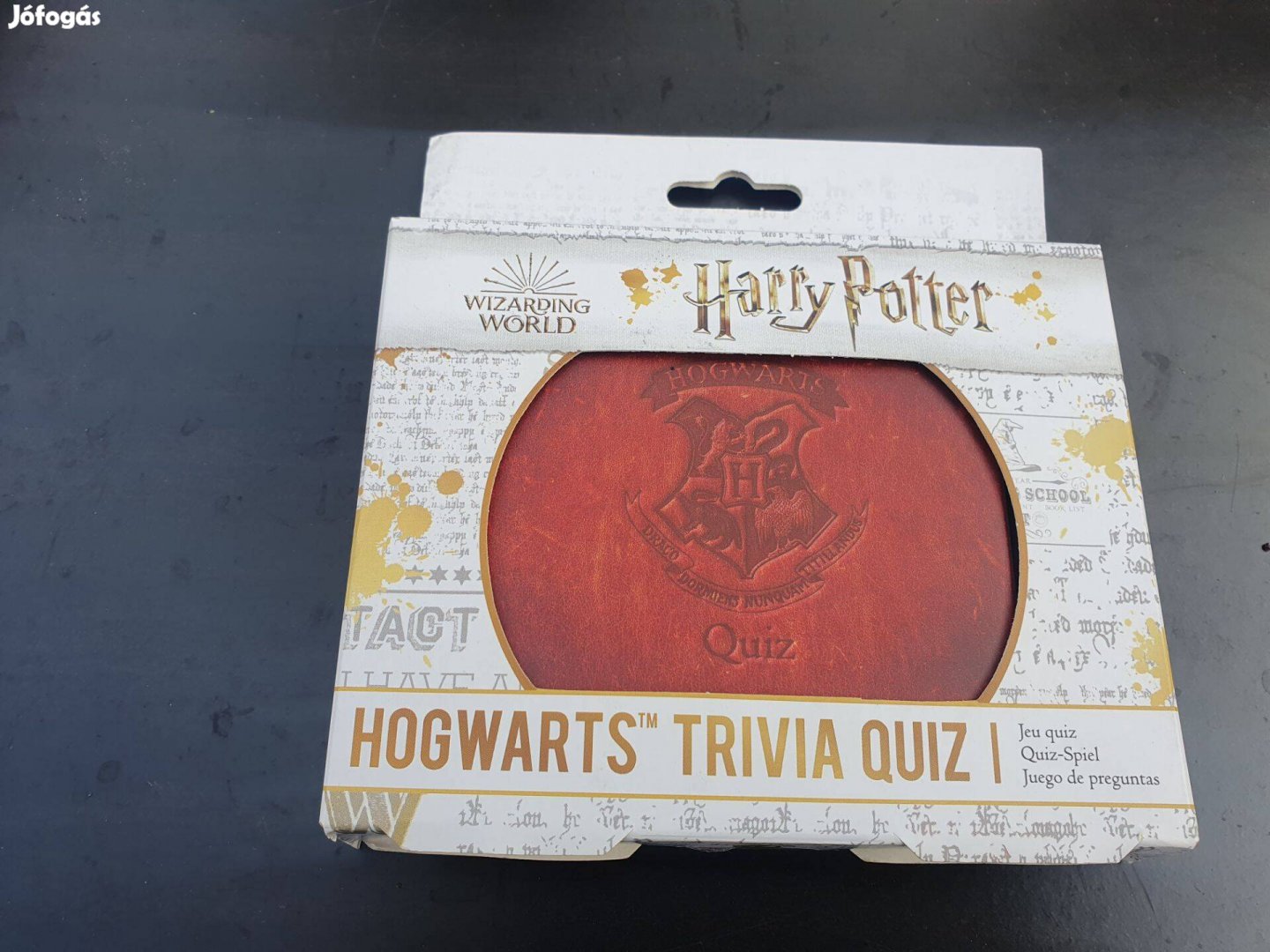 Wizarding World Harry Potter Hogwarts Trivia Quiz kártya + tündér