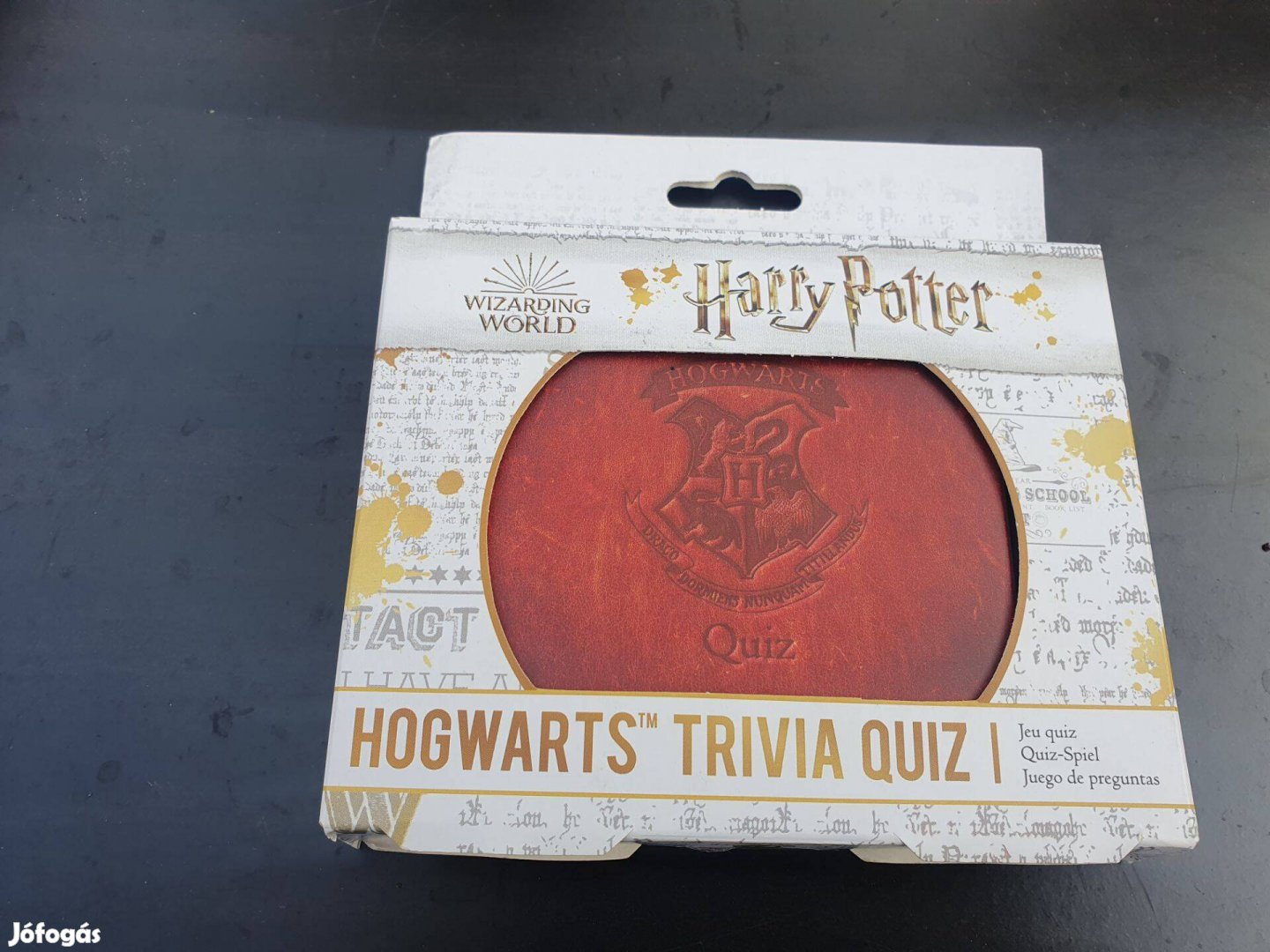 Wizarding World Harry Potter Hogwarts Trivia Quiz kártya + tündér