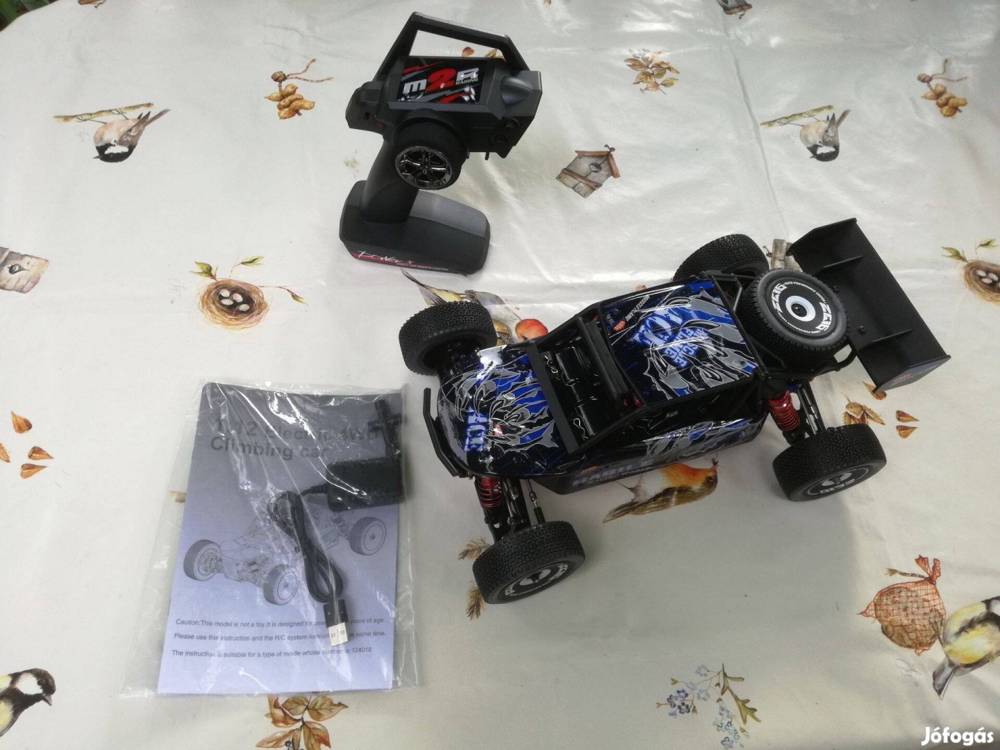 Wltoys 124018 típusú új rc autó szett (4WD,60km/h) 2db akkuval eladó!