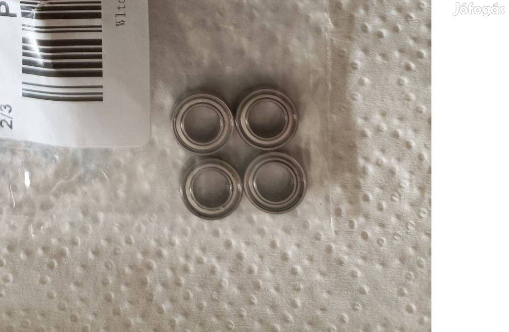 Wltoys 12428 típusú rc autóhoz 4db új első kerékcsapágy eladó!