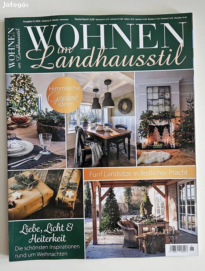 Wohnen im Landhausstil német lakberendezési magazin 2024/10